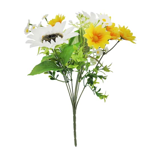 White &#x26; Yellow Daisy &#x26; Sunflower Bush by Ashland&#xAE;
